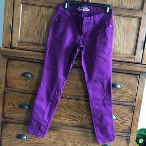 Old Navy Rockstar skinny purple jeans